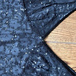 Beautiful sparkly beaded silk cocktail dress